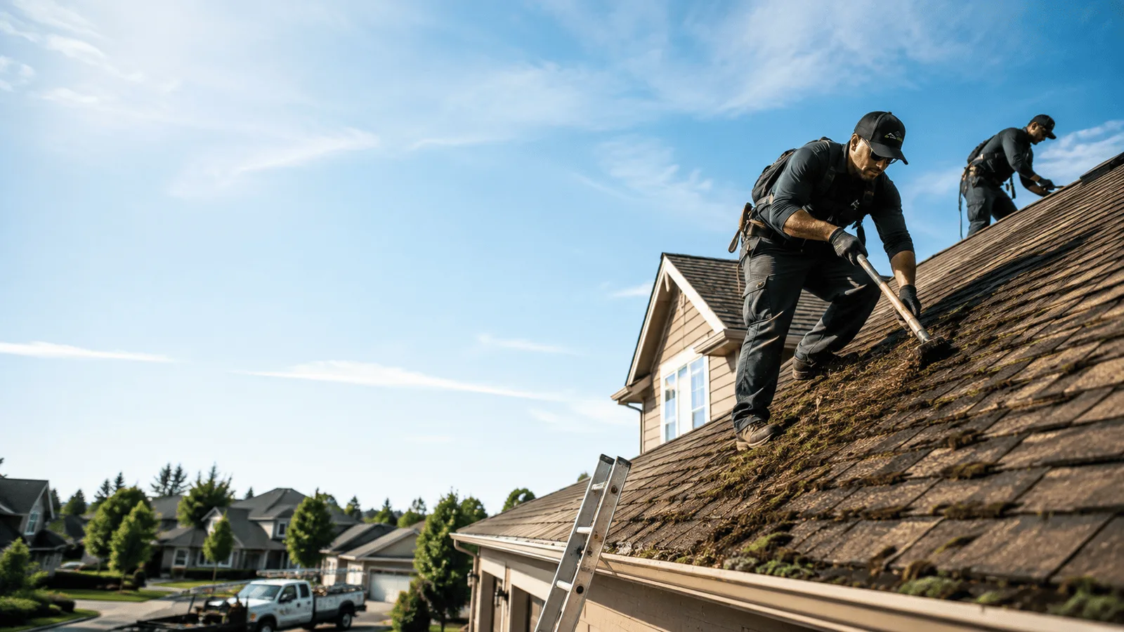 Roof Moss Removal in Uncasville, CT near me